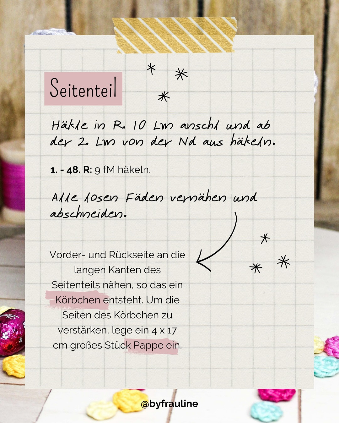 Germans: Osterhasenkorb Häkelanleitung: Kostenloses Muster
