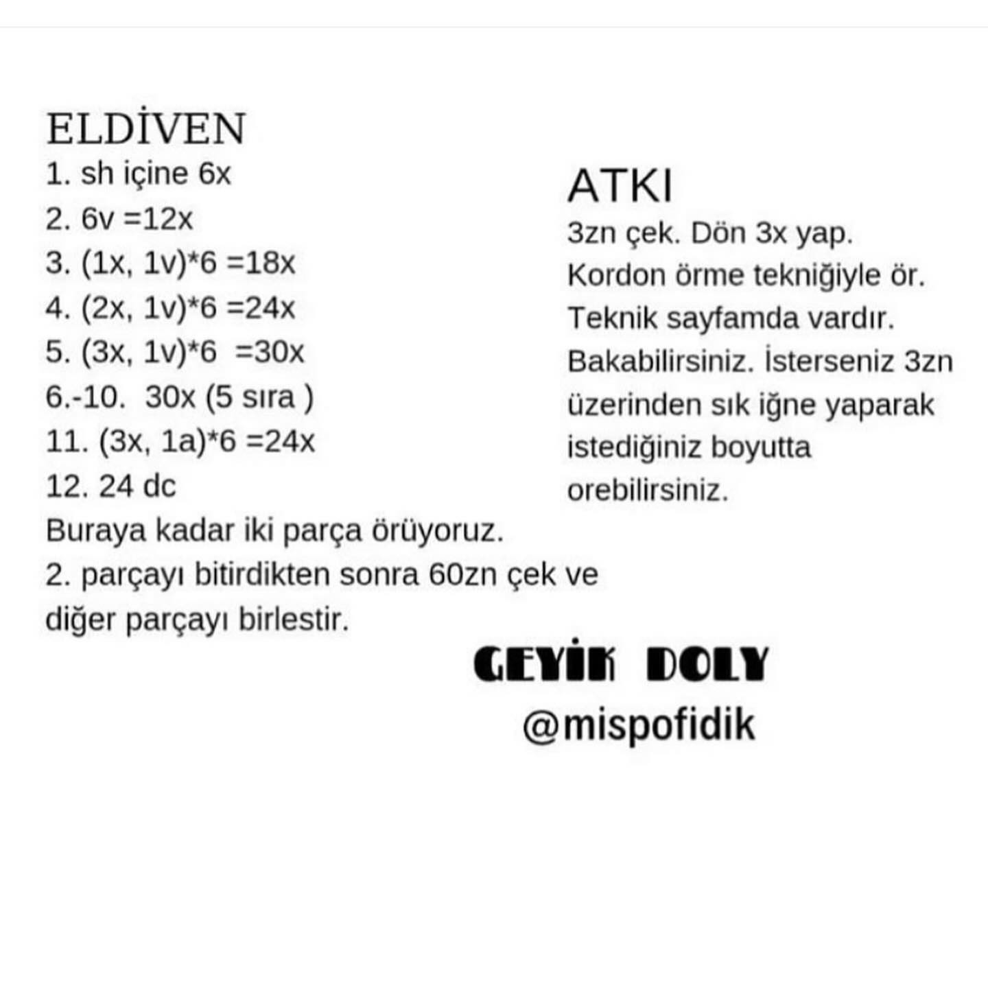 GEYİK DOLY ÜCRETSİZ TARİFİ