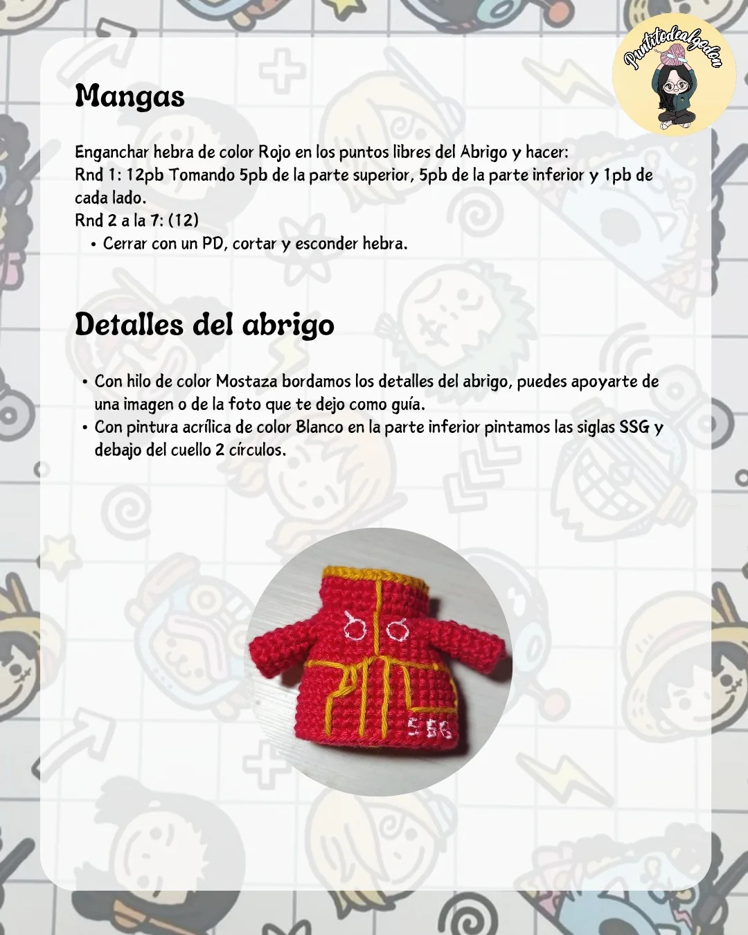 Gráfico Amigurumi Luffy Egghead