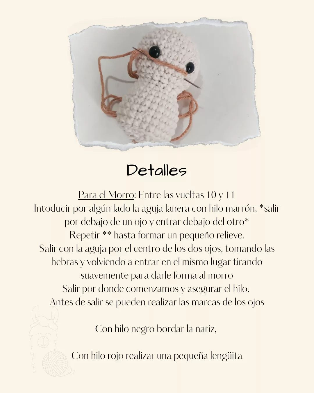 Gráfico amigurumi: Perro tierno a crochet