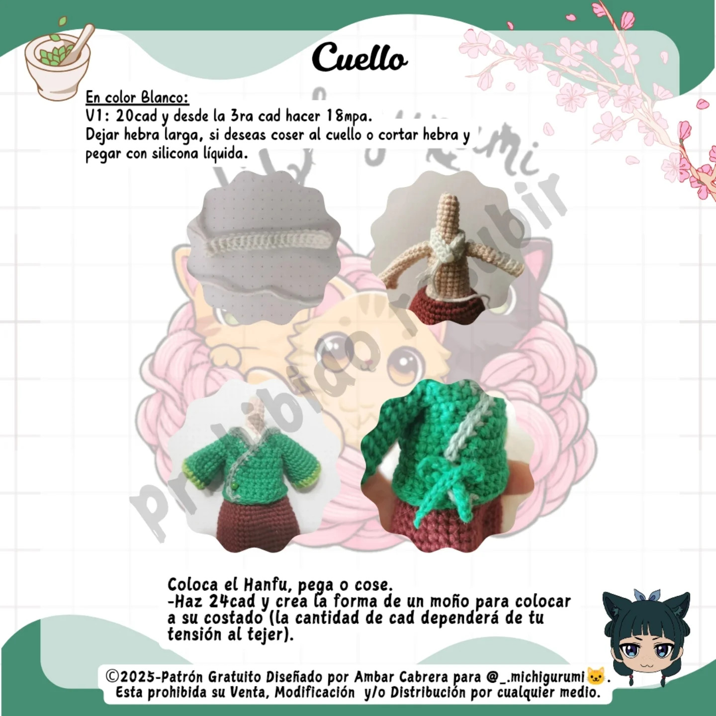 Gráfico de Amigurumi Boticaria: Guía de Crochet Gratis