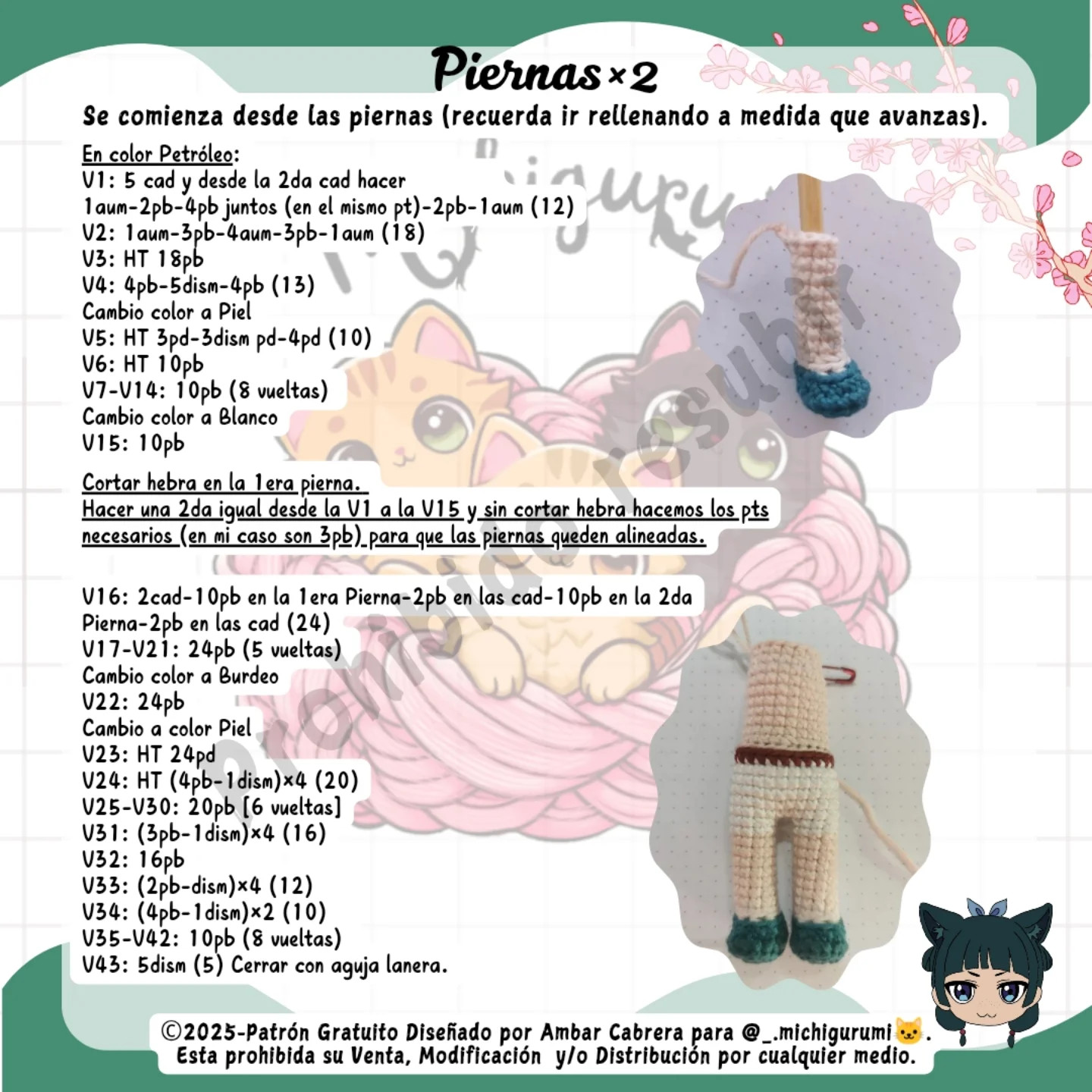Gráfico de Amigurumi Boticaria: Guía de Crochet Gratis