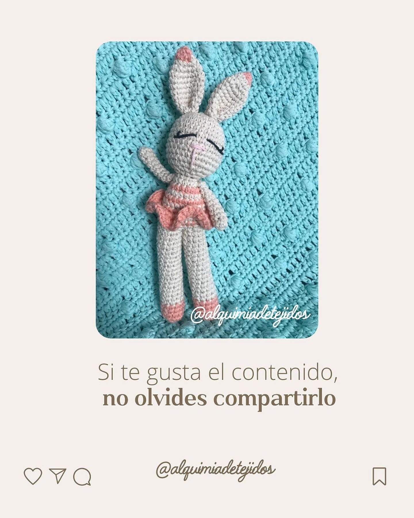 Gráfico de Amigurumi Conejito: