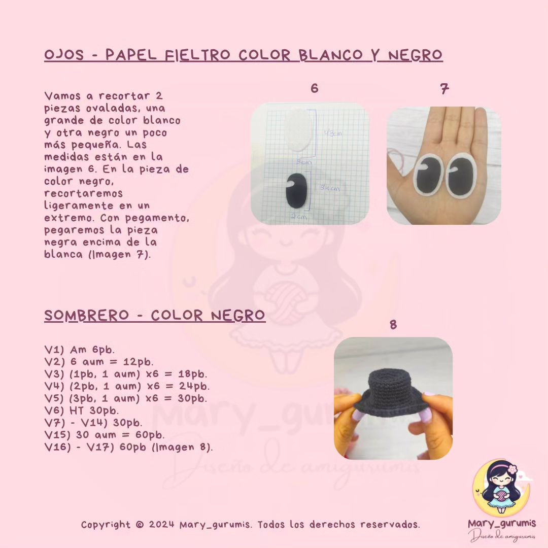 Gráfico de amigurumi: Corazón de algodón gratis