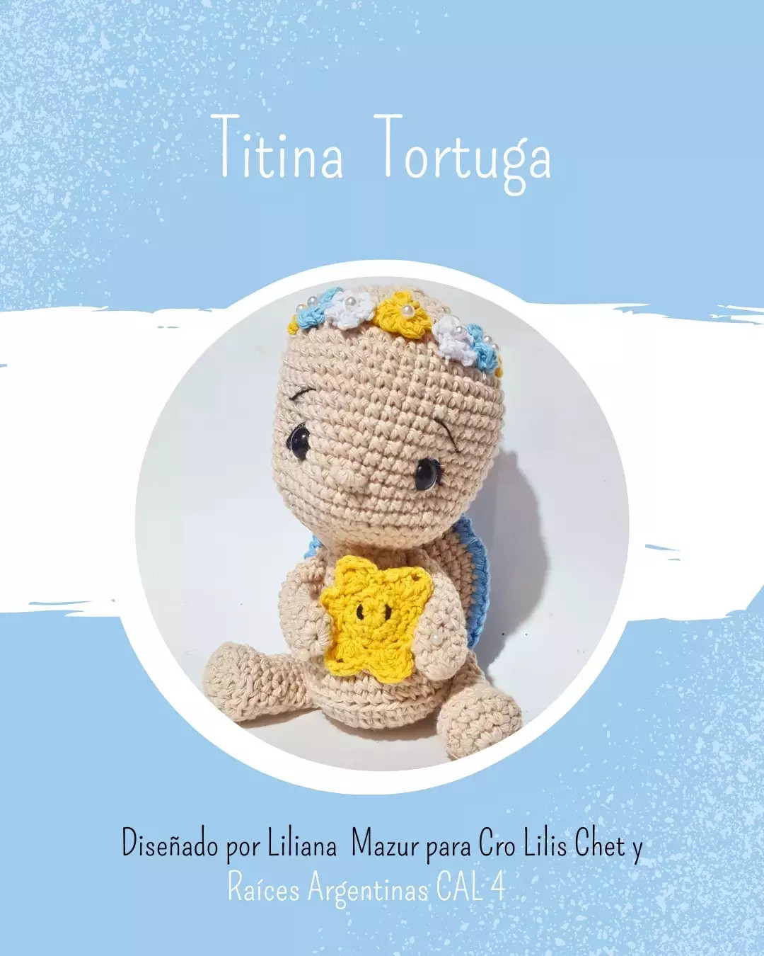 Gráfico de Amigurumi: La tierna Titina Tortuga