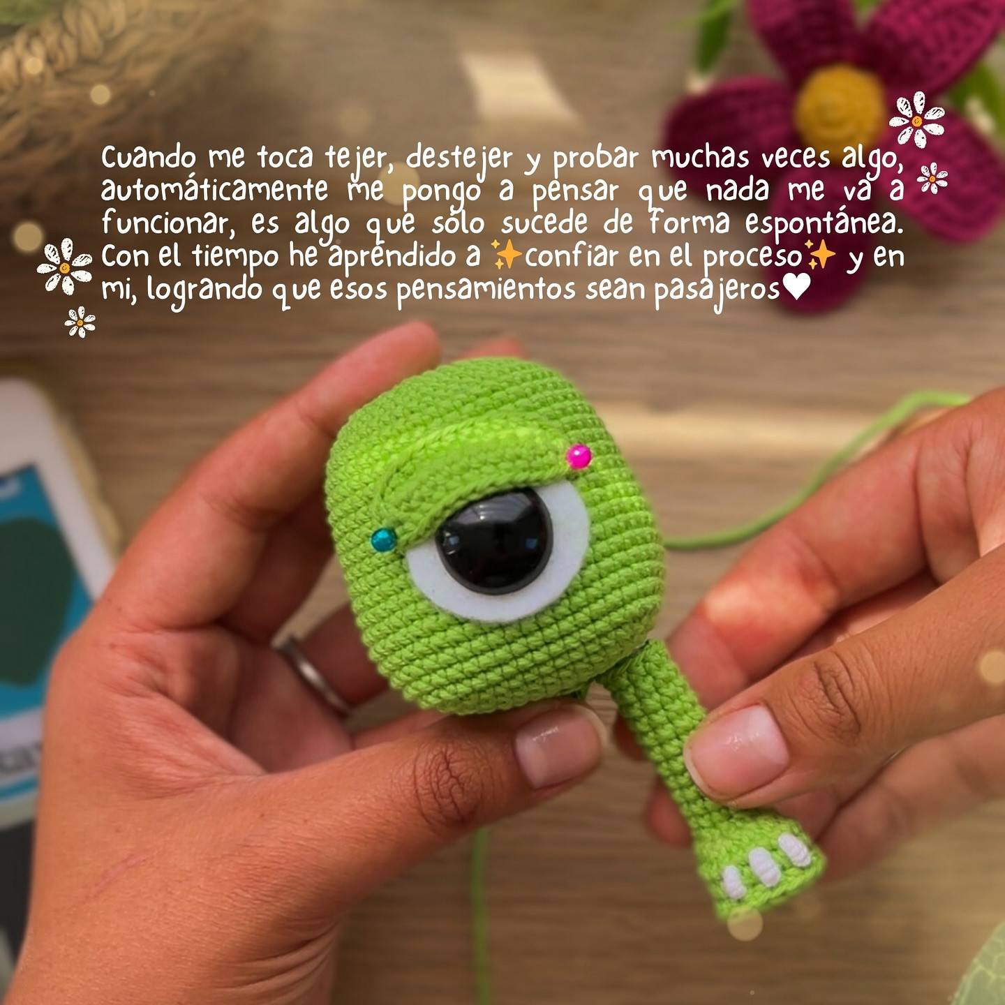 Gráfico de amigurumi Mike Wazowski