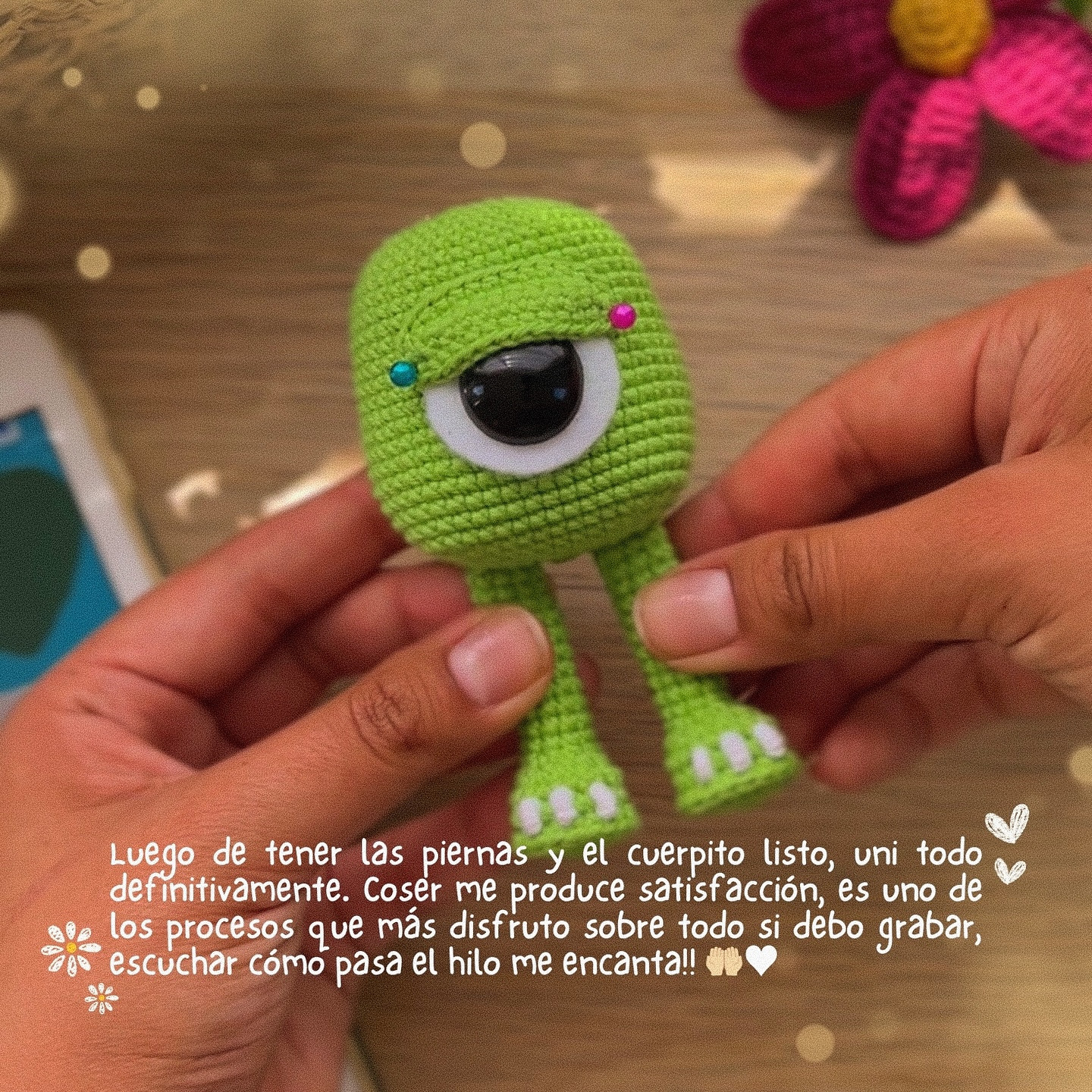 Gráfico de amigurumi Mike Wazowski