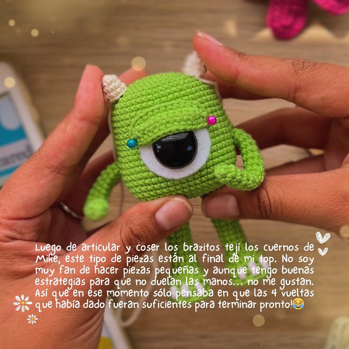 Gráfico de amigurumi Mike Wazowski