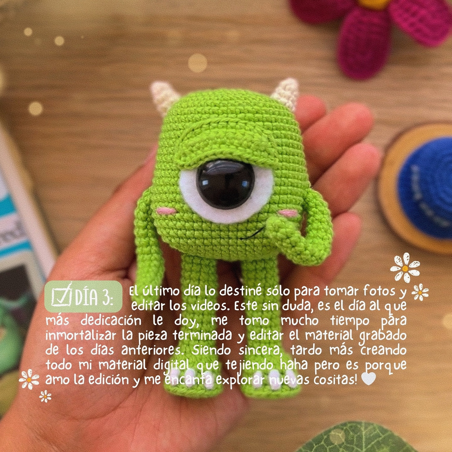 Gráfico de amigurumi Mike Wazowski