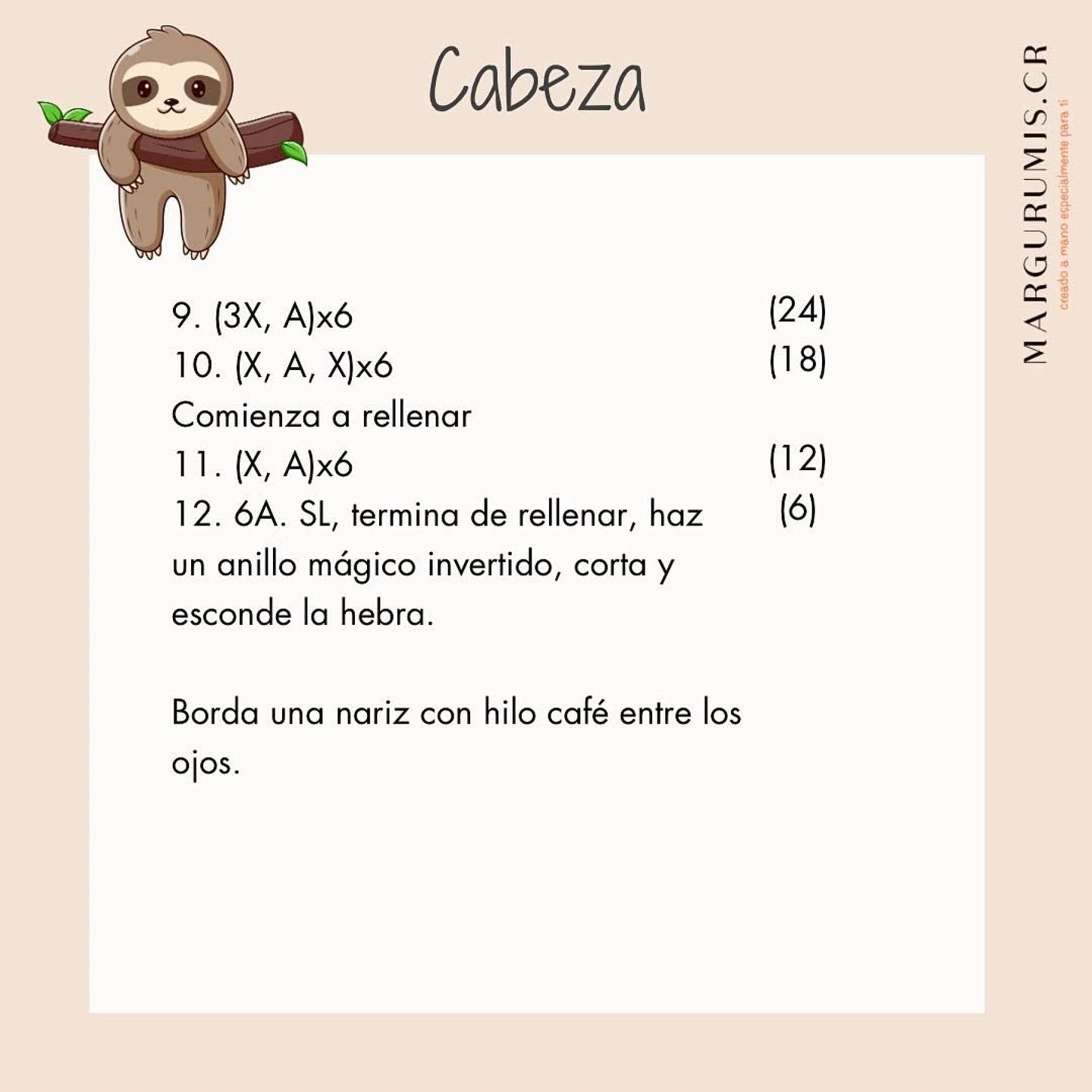 Gráfico de amigurumi perezoso: Crea tu propia mascota tejida
