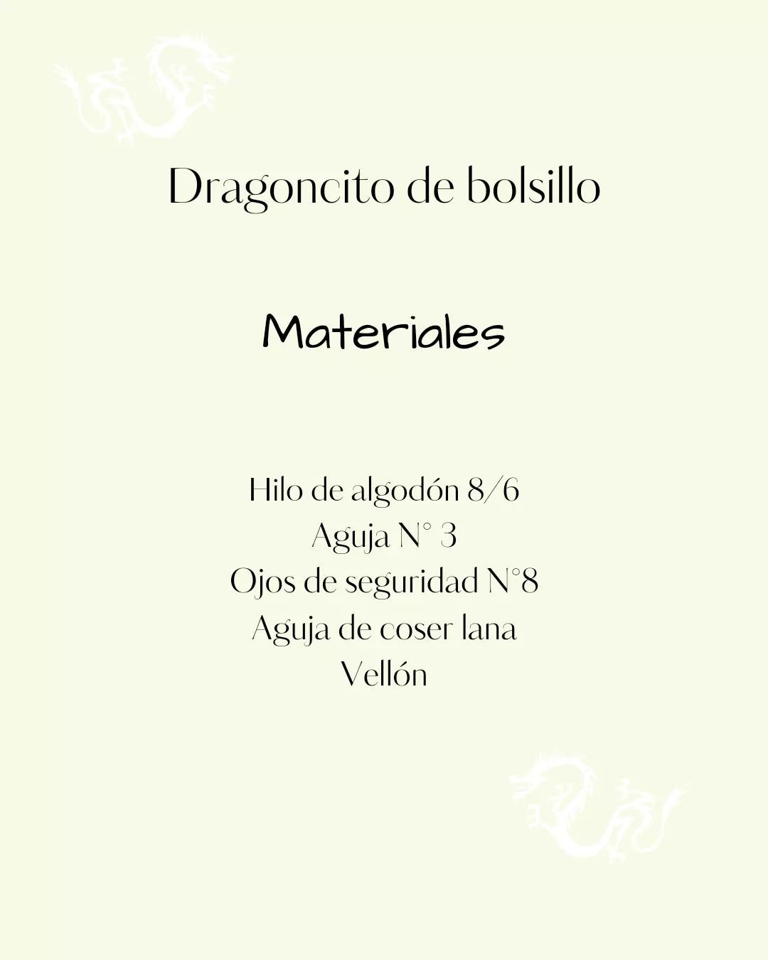 Gráfico de amigurumi: tierno dragón rosa con alas