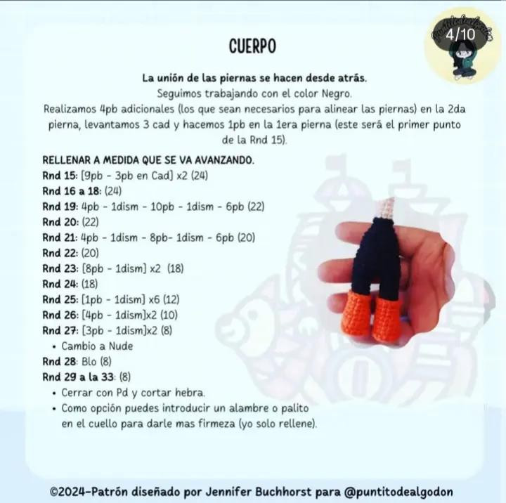 Gráfico de amigurumi Zoro Eddhead gratuito