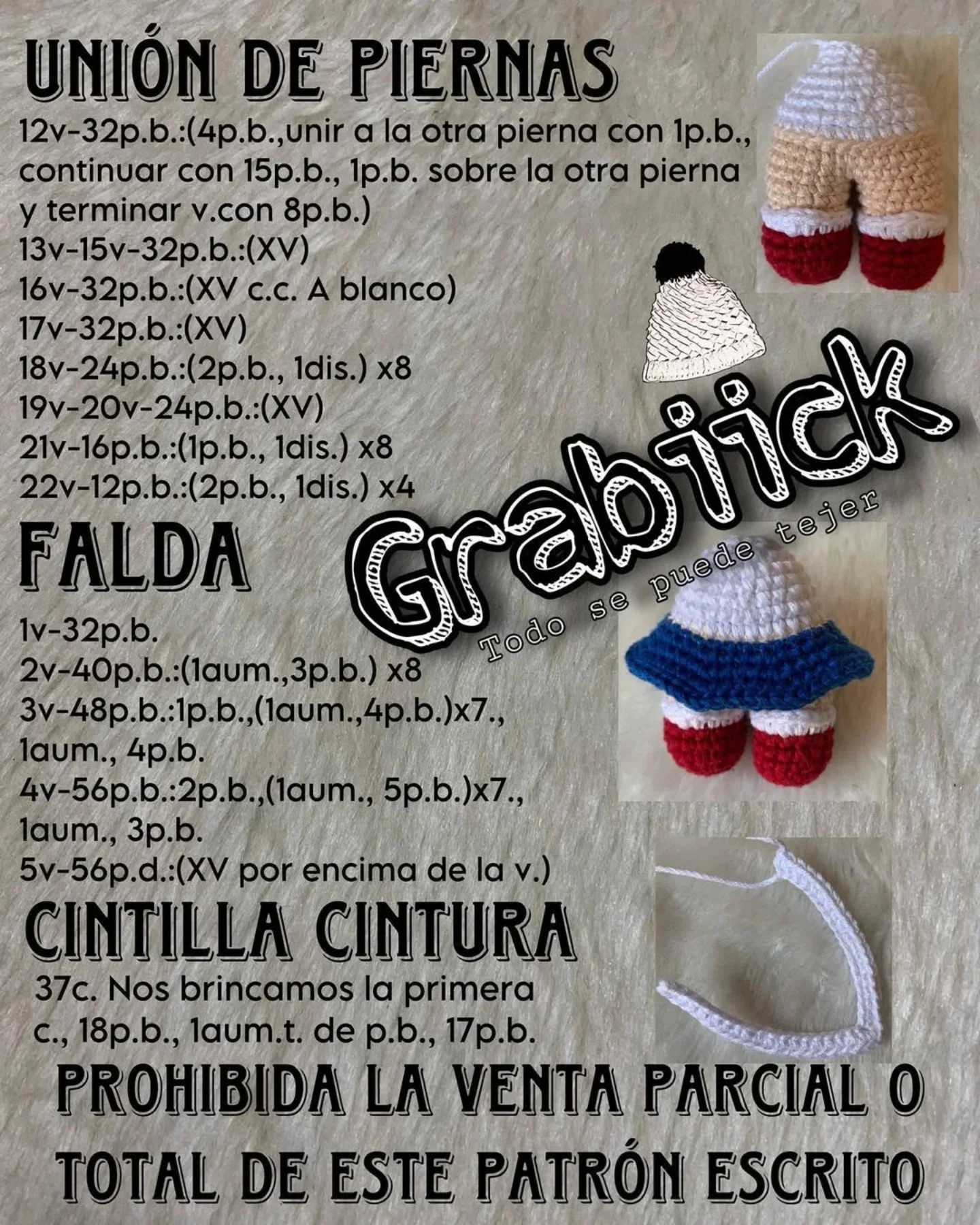 Gráfico de Crochet Gratuito: Mini Sailor Moon
