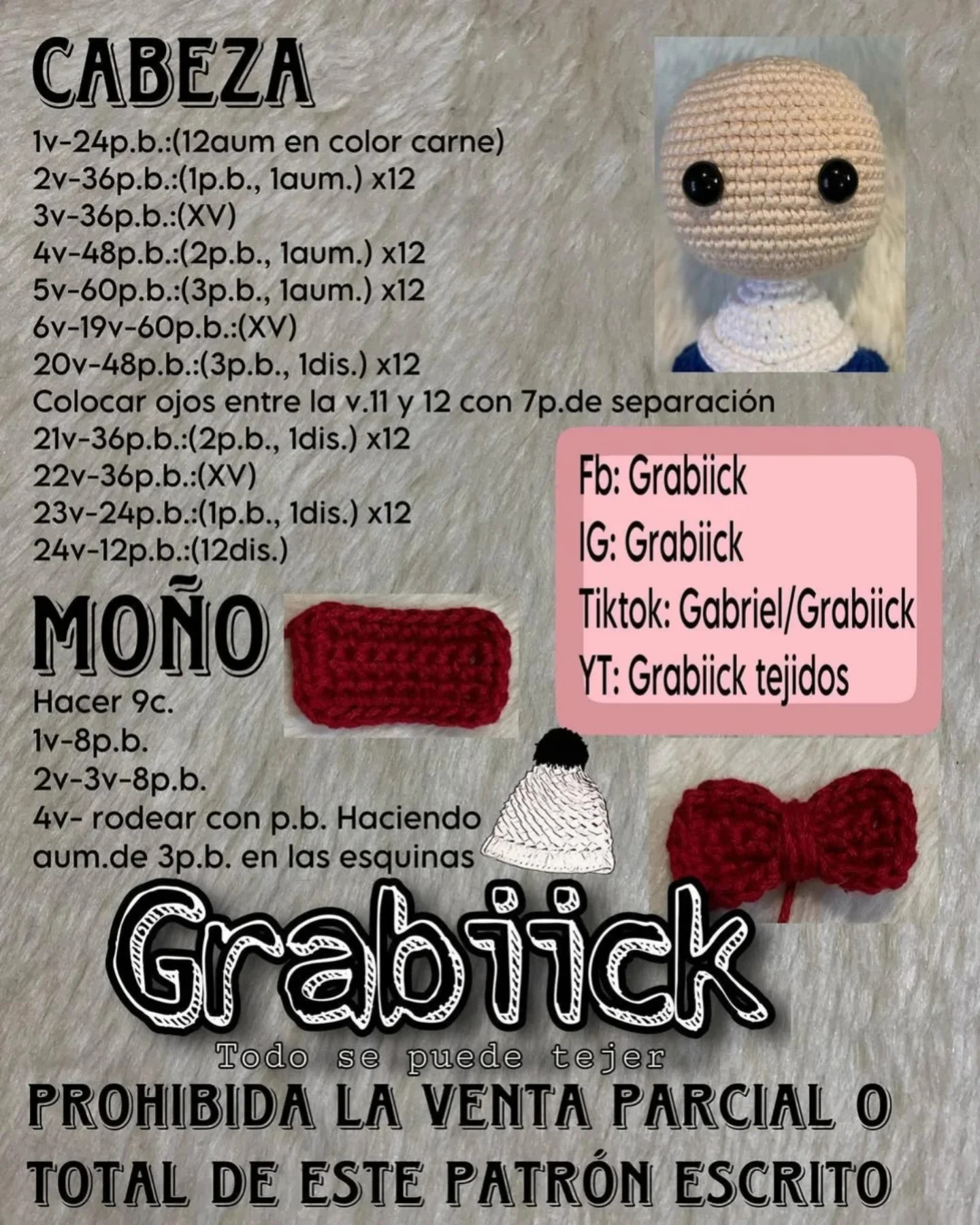 Gráfico de Crochet Gratuito: Mini Sailor Moon