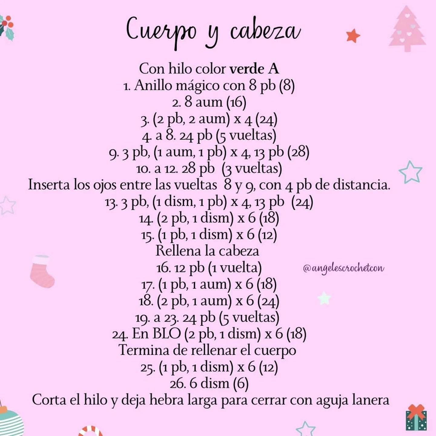 Gráfico de Crochet: Grinch Bebé Gratis