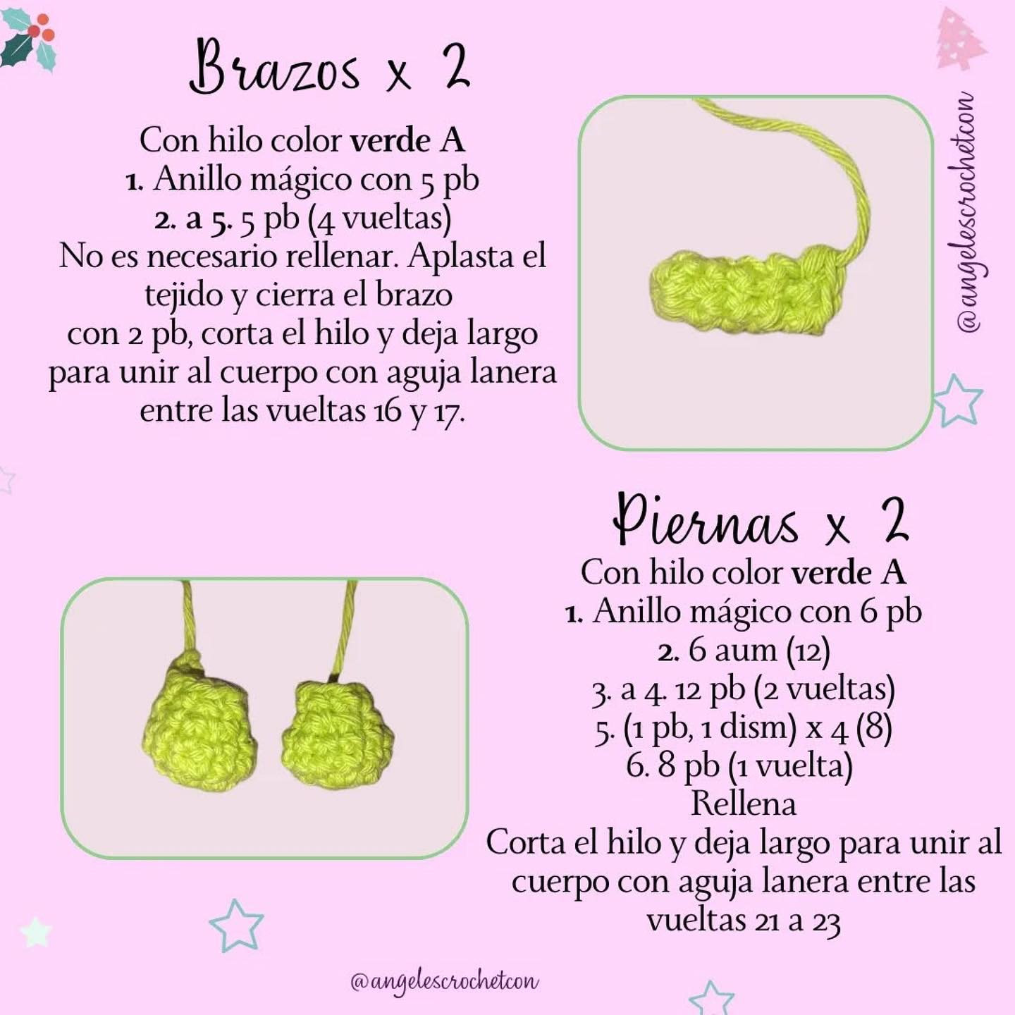 Gráfico de Crochet: Grinch Bebé Gratis