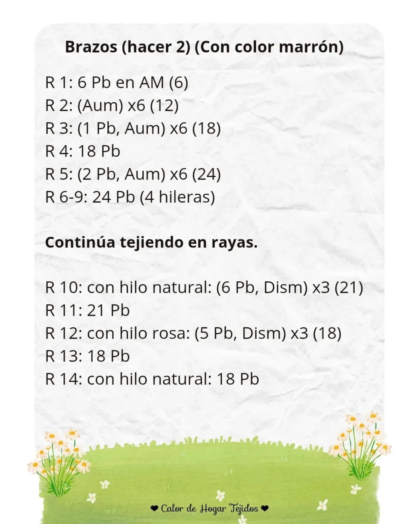 Gráfico de ganchillo gratuito: El oso dormilón
