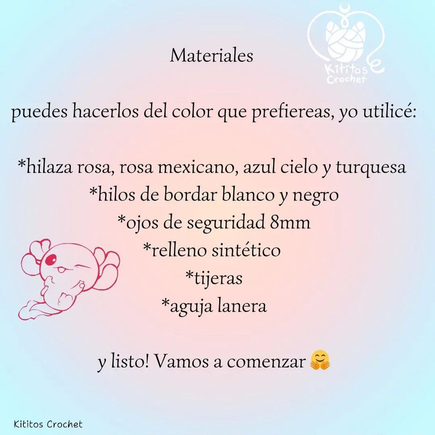 Gráfico de Ganchillo: Guía de Materiales