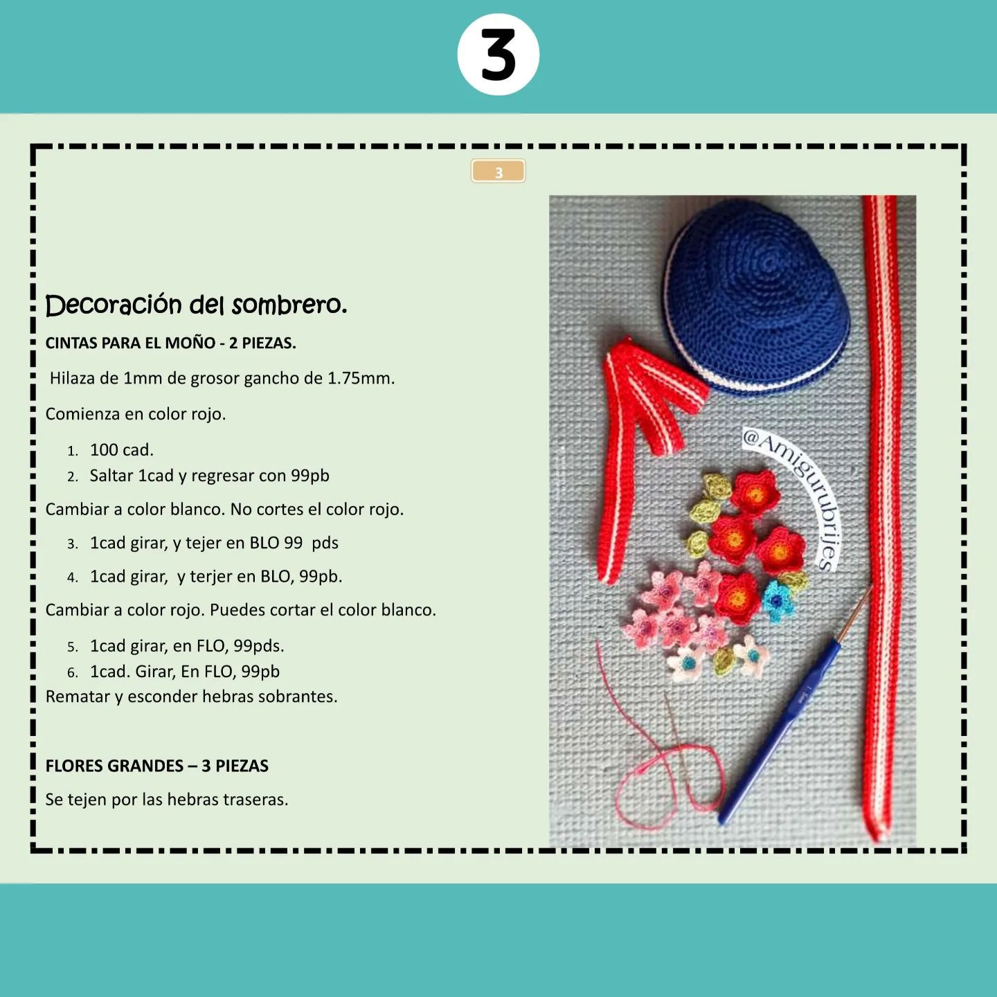 Gráfico de Ganchillo: Sombrero Candy