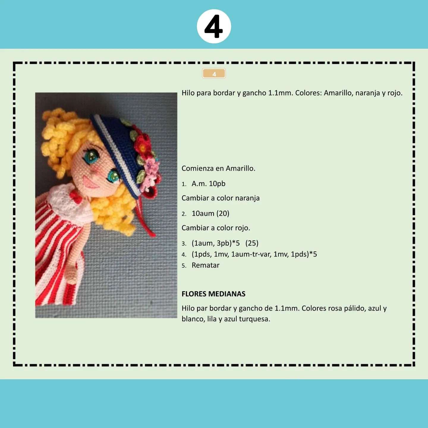 Gráfico de Ganchillo: Sombrero Candy
