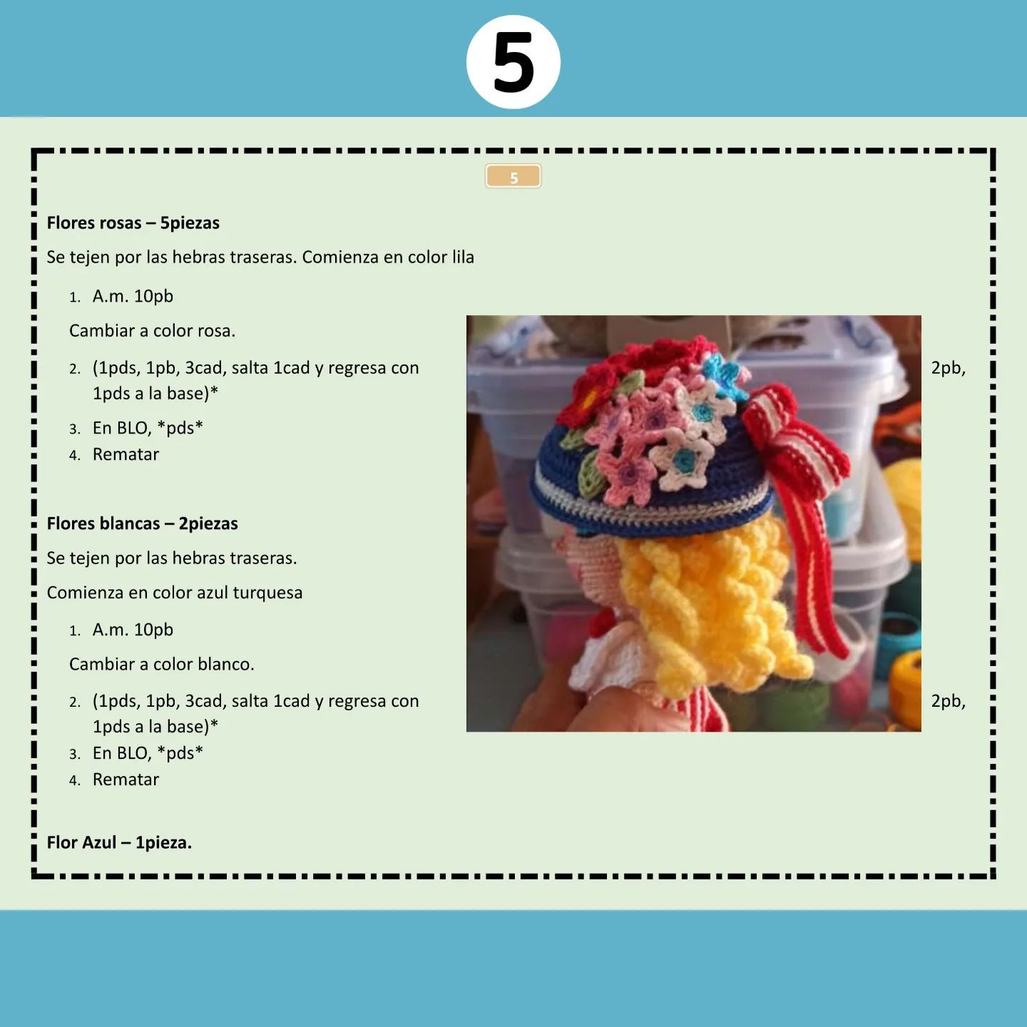 Gráfico de Ganchillo: Sombrero Candy