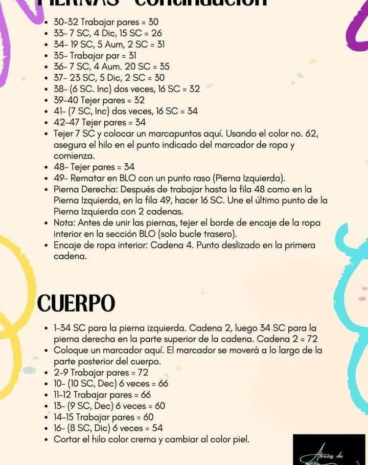 Gráfico de Ganchillo: Zapatillas paso a paso