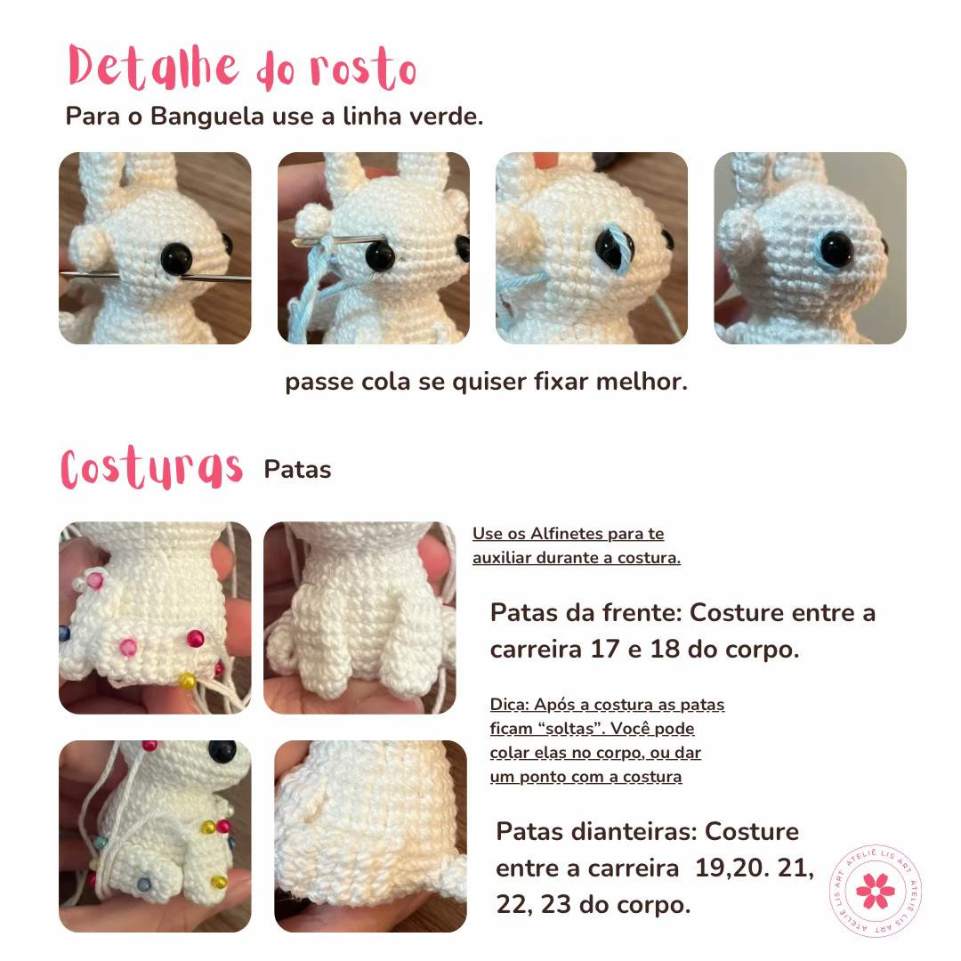 Gráficos de amigurumi grátis: Fúria da Luz e Fúria da Noite