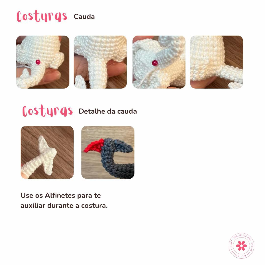 Gráficos de amigurumi grátis: Fúria da Luz e Fúria da Noite
