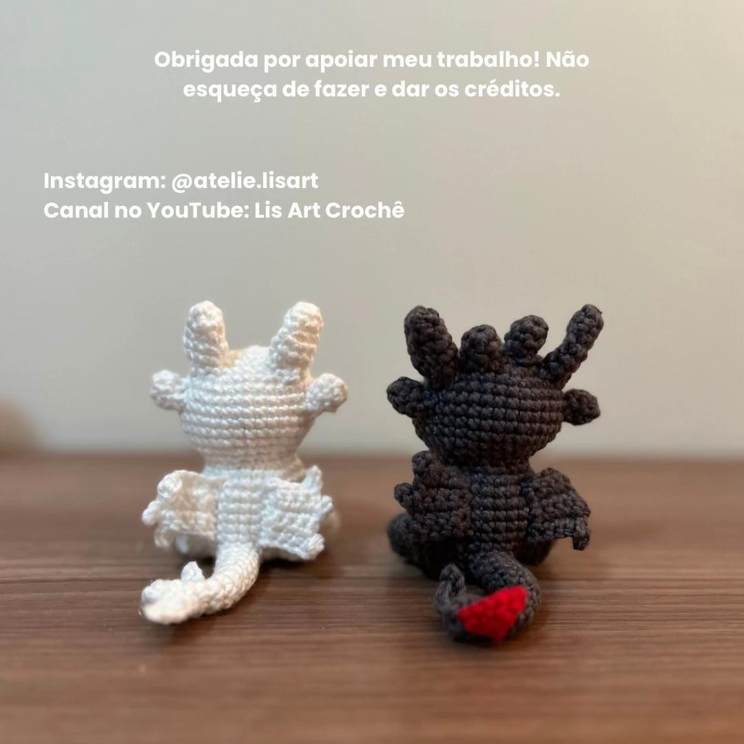 Gráficos de amigurumi grátis: Fúria da Luz e Fúria da Noite
