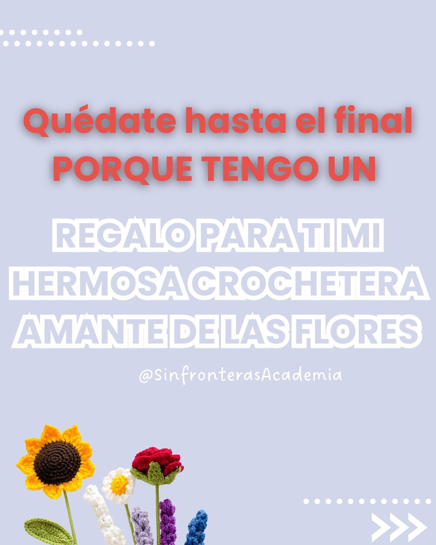 Gráficos de crochet: Flores de tulipán
