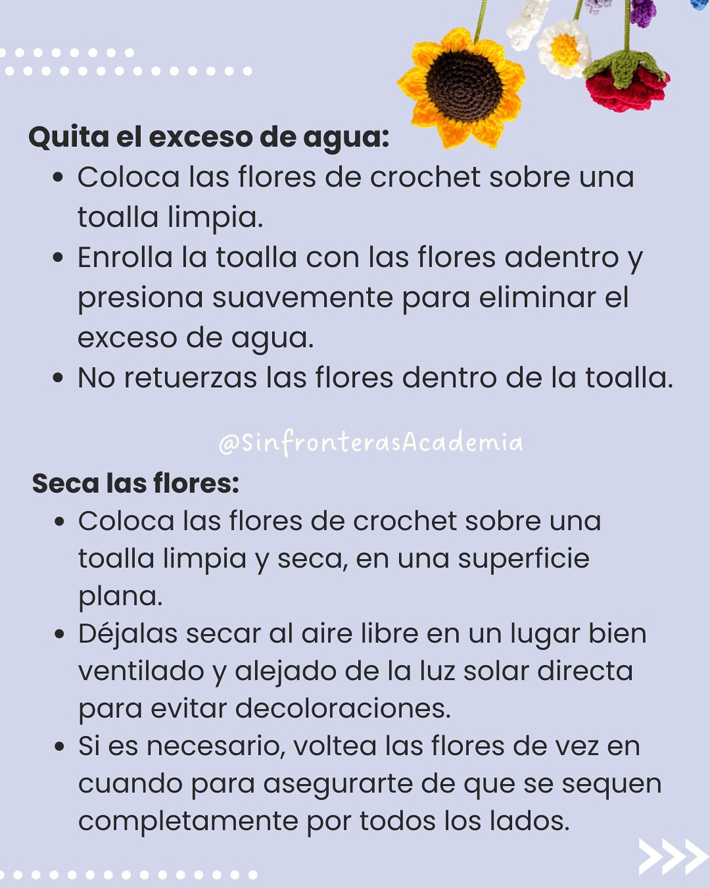 Gráficos de crochet: Flores de tulipán