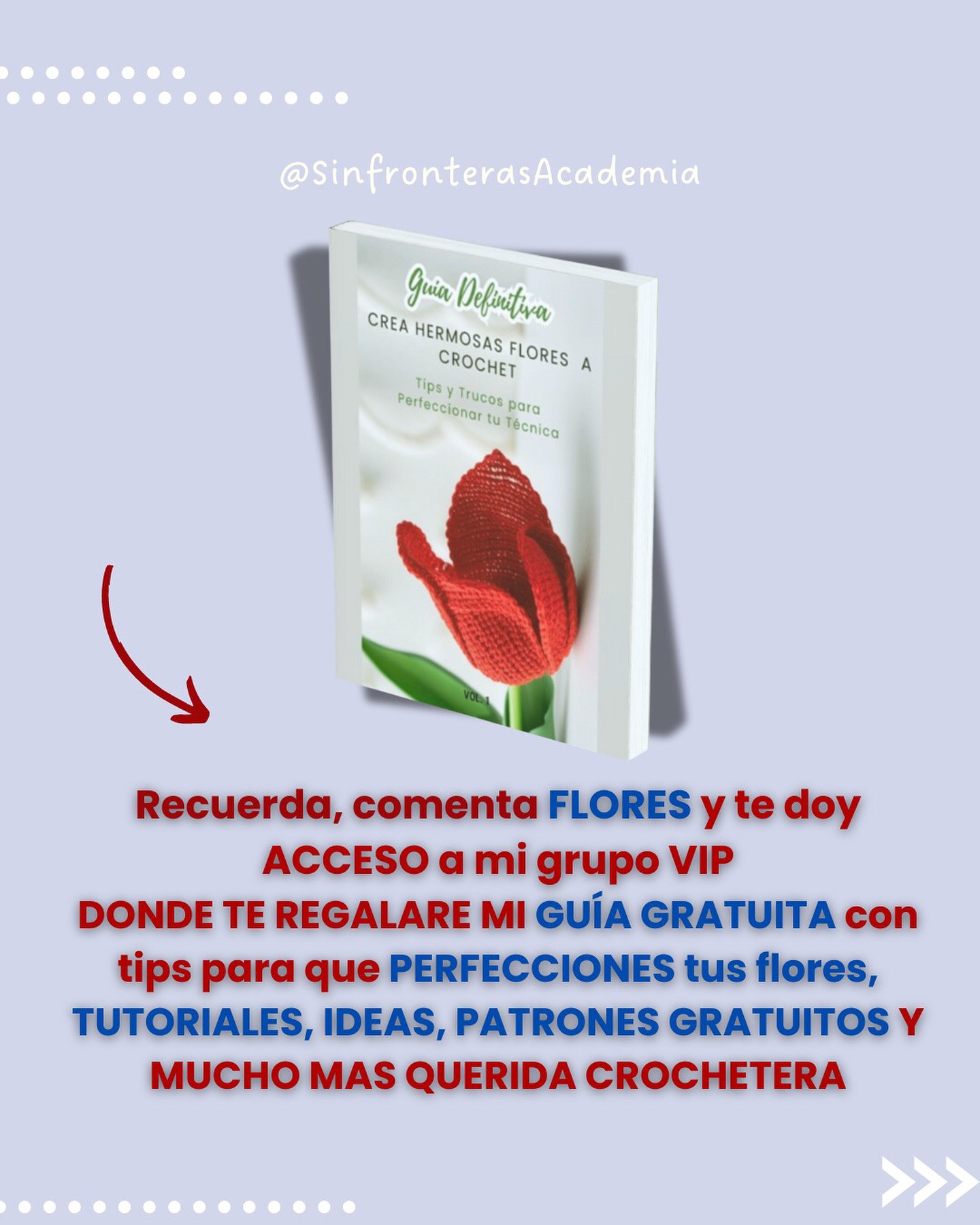 Gráficos de crochet: Flores de tulipán