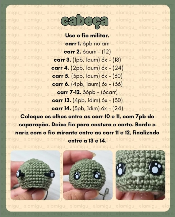 Grátis: Amigurumi Gatinho em Vaso de Crochê