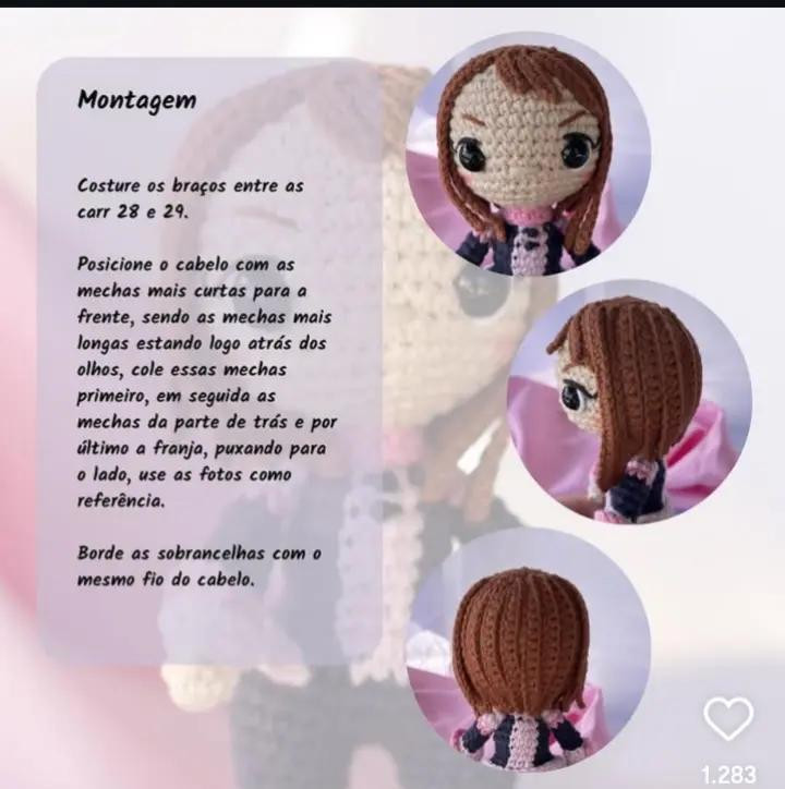 Grátis Amigurumi Ochaco Uraraka