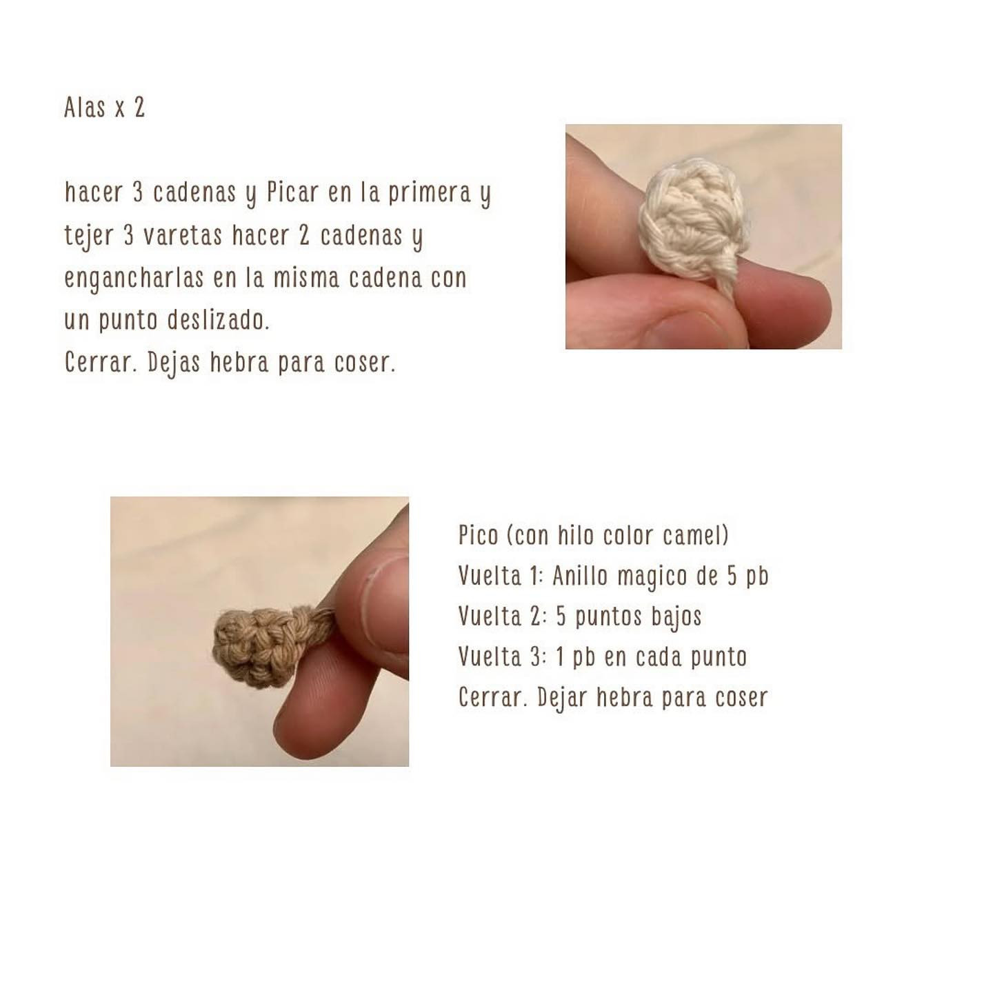 Guía gratuita de tejido a crochet para títeres de dedo