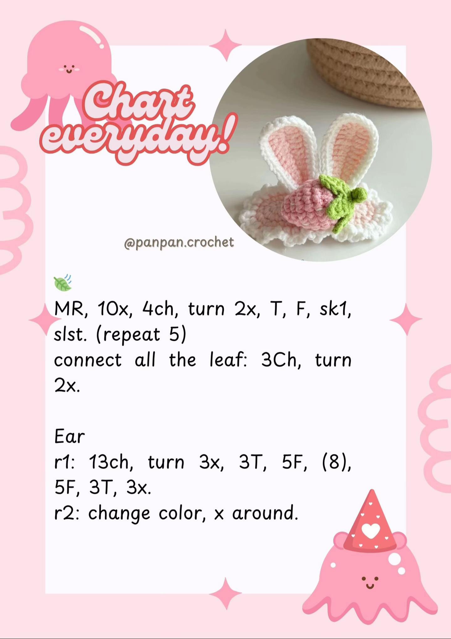 hairclip pattern Crochet Hair Clip Patterns