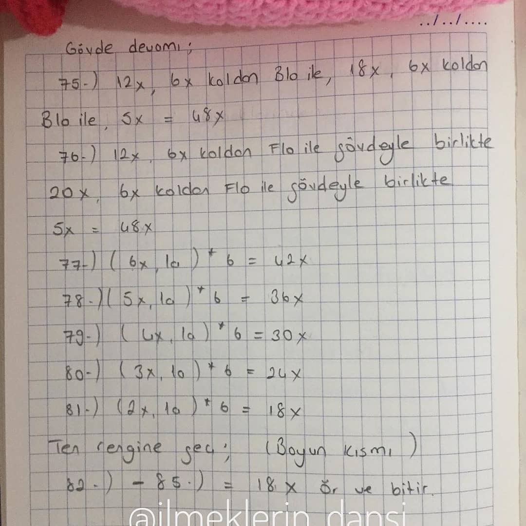Heidi Amigurumi Şeması Ücretsiz