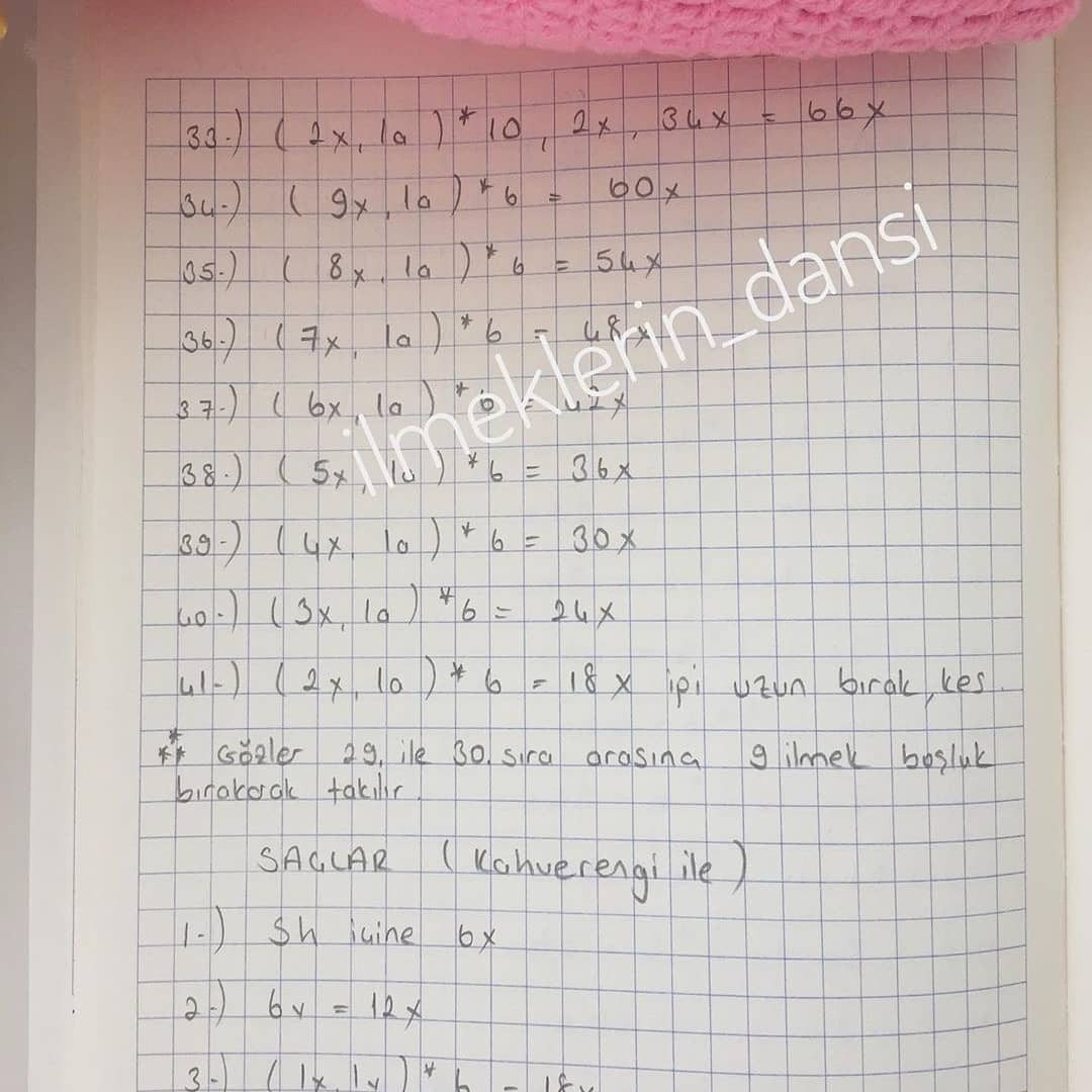 Heidi Amigurumi Şeması Ücretsiz