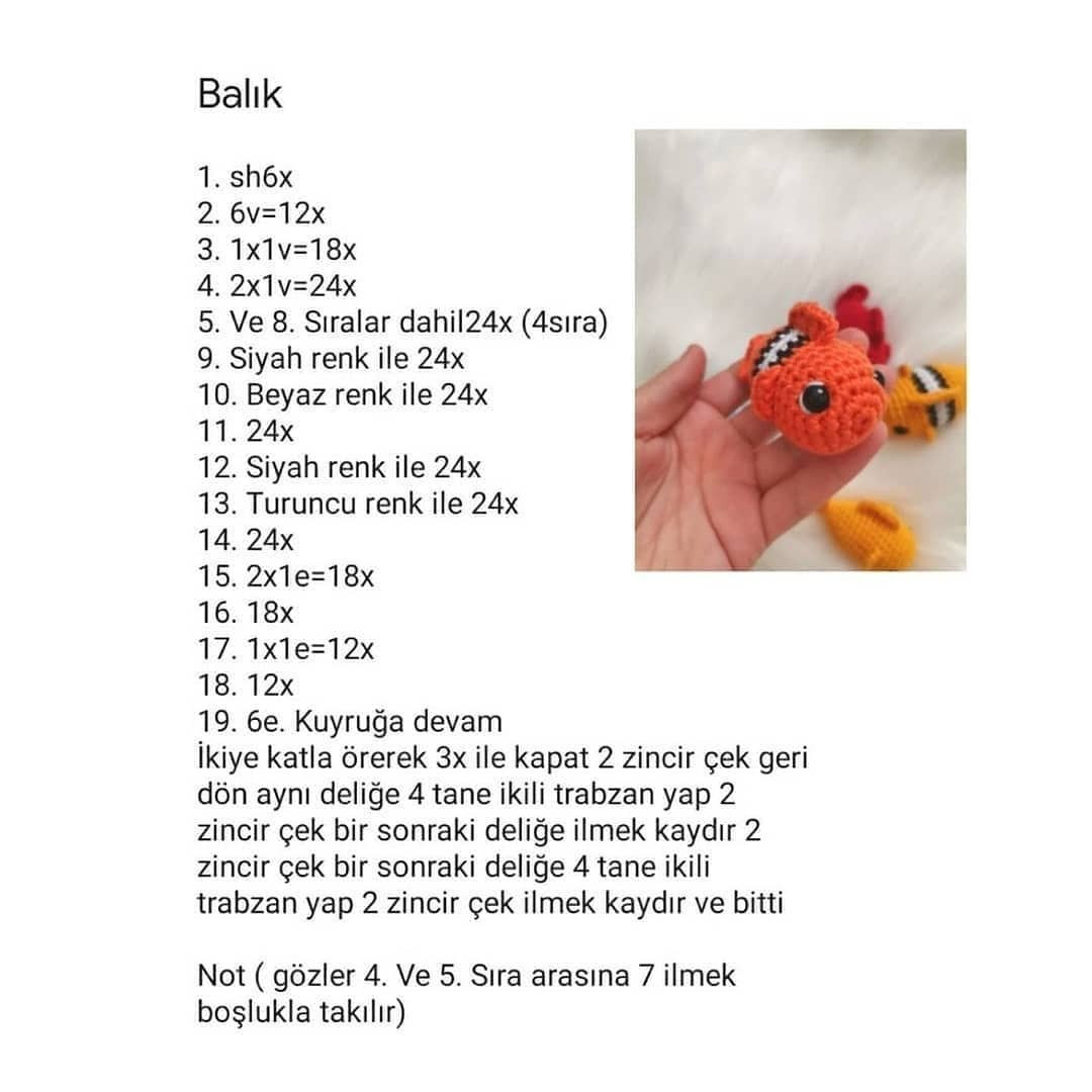 İğne Oyası Balık ve Denizaltı Desenleri