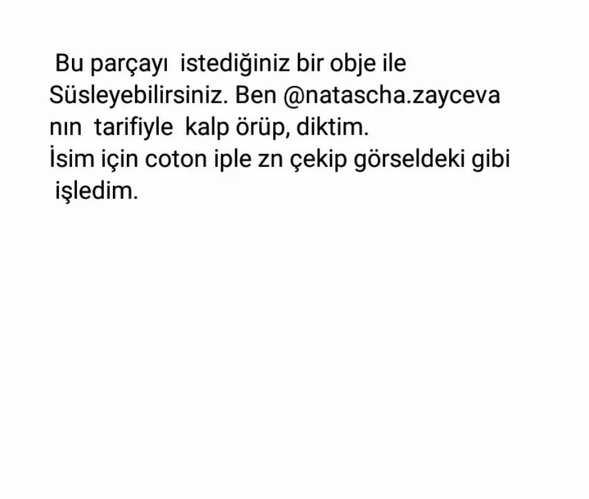 İncili Kalpli Çanta Örgü Şeması