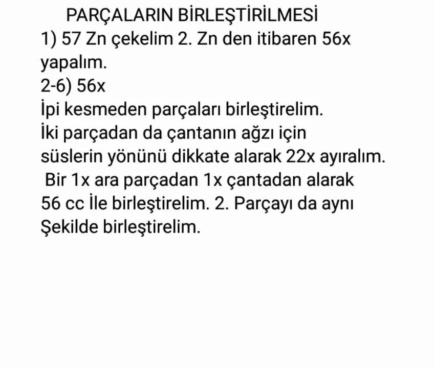 İncili Kalpli Çanta Örgü Şeması