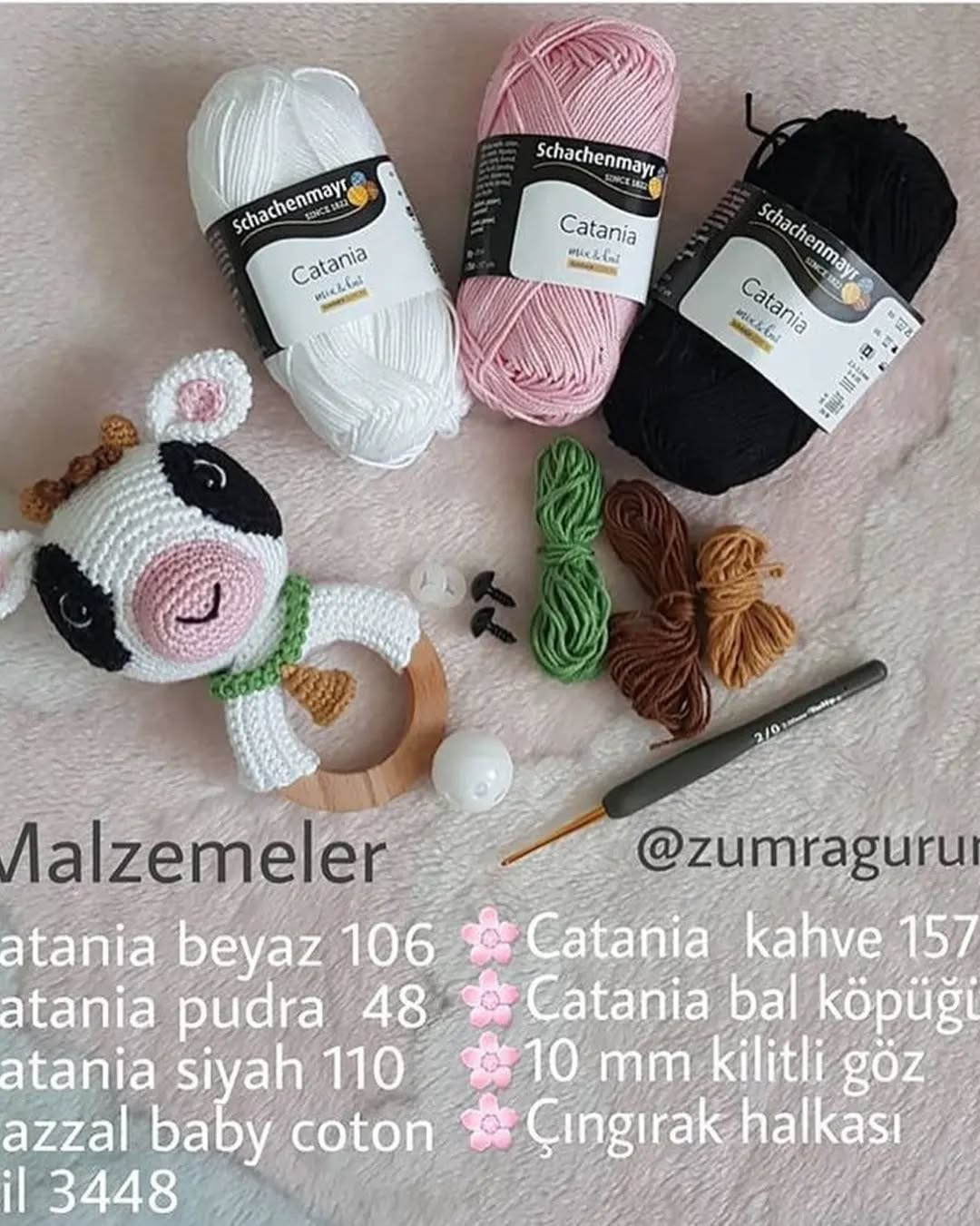 İnekli Çıngırak Örgü Tarifi