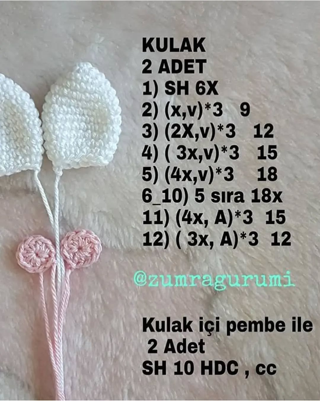 İnekli Çıngırak Örgü Tarifi