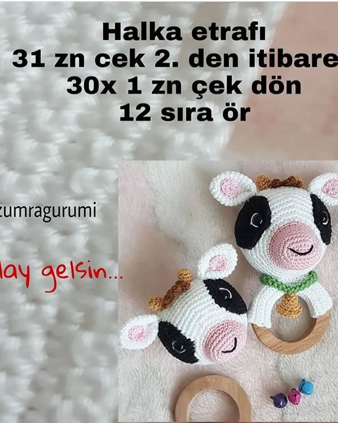 İnekli Çıngırak Örgü Tarifi