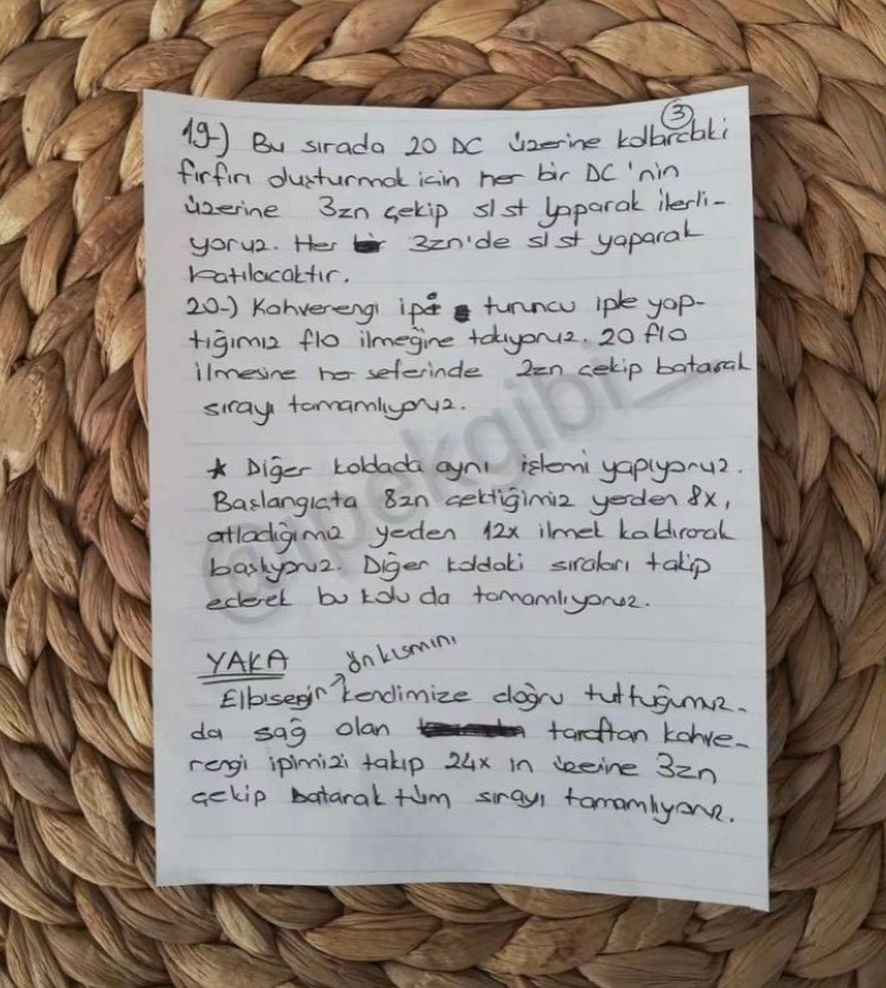 İpek Gibi Elbise Tığ İşi Tarifi