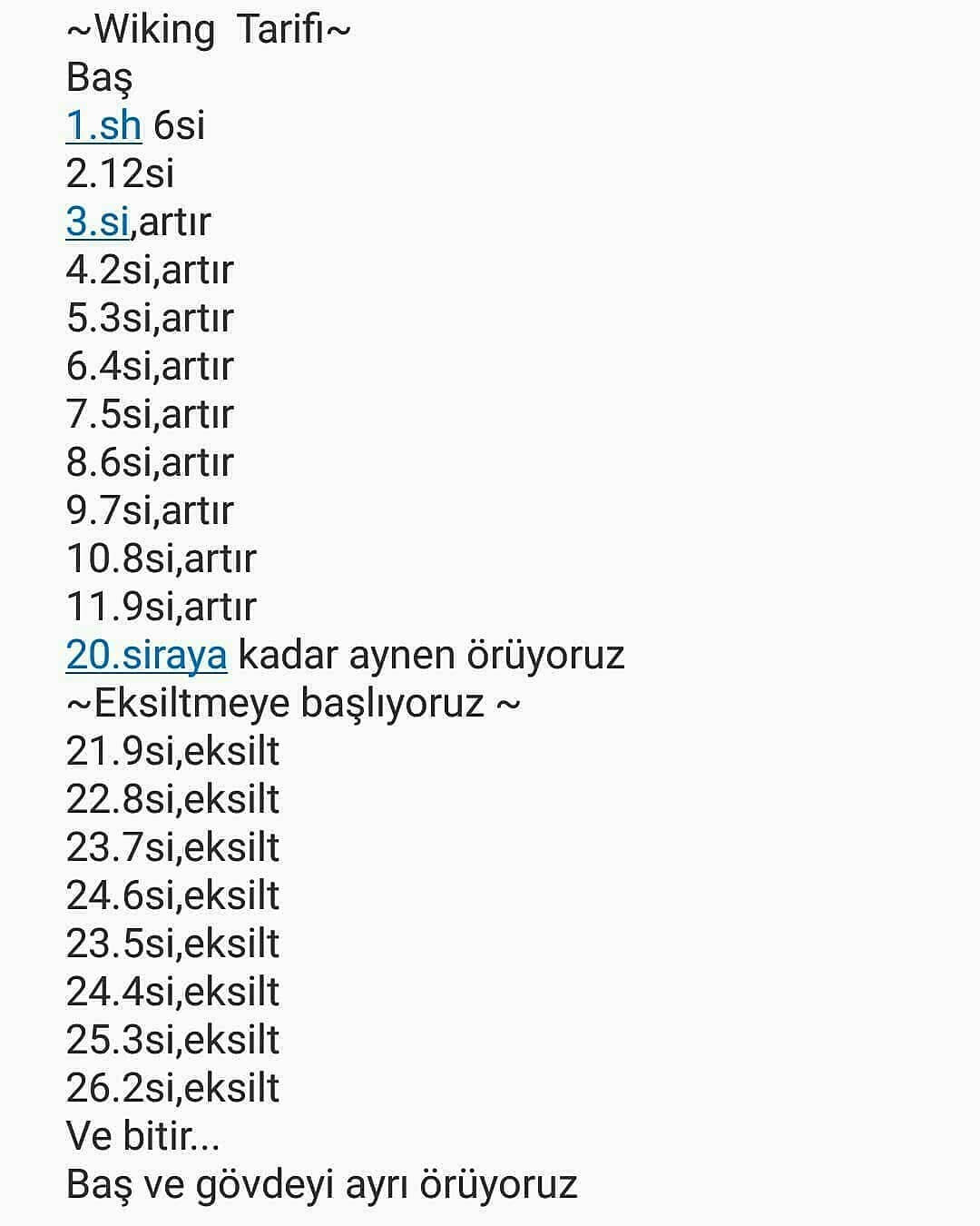 İşte sevimli elf kızımızın amigurumi şeması!