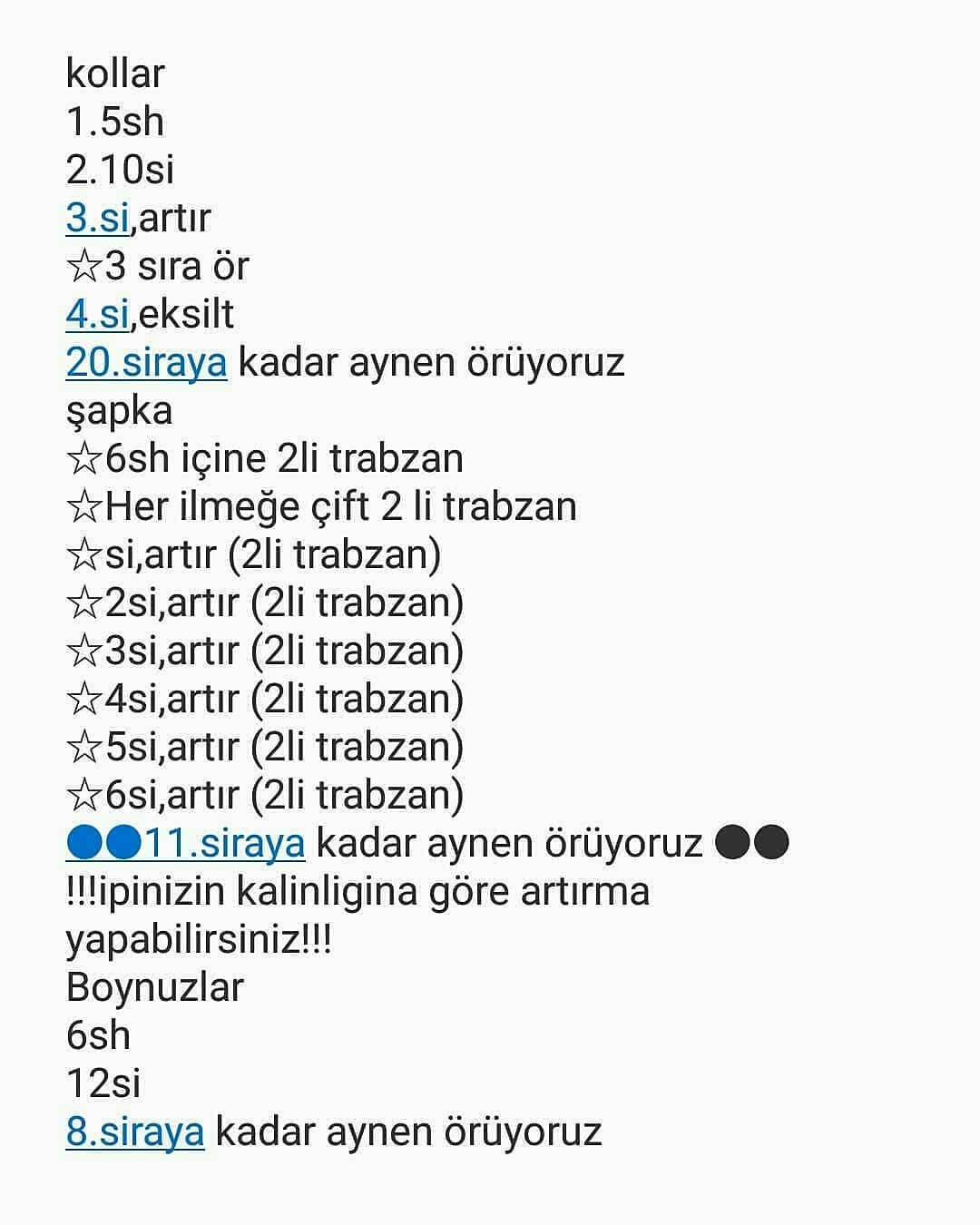 İşte sevimli elf kızımızın amigurumi şeması!