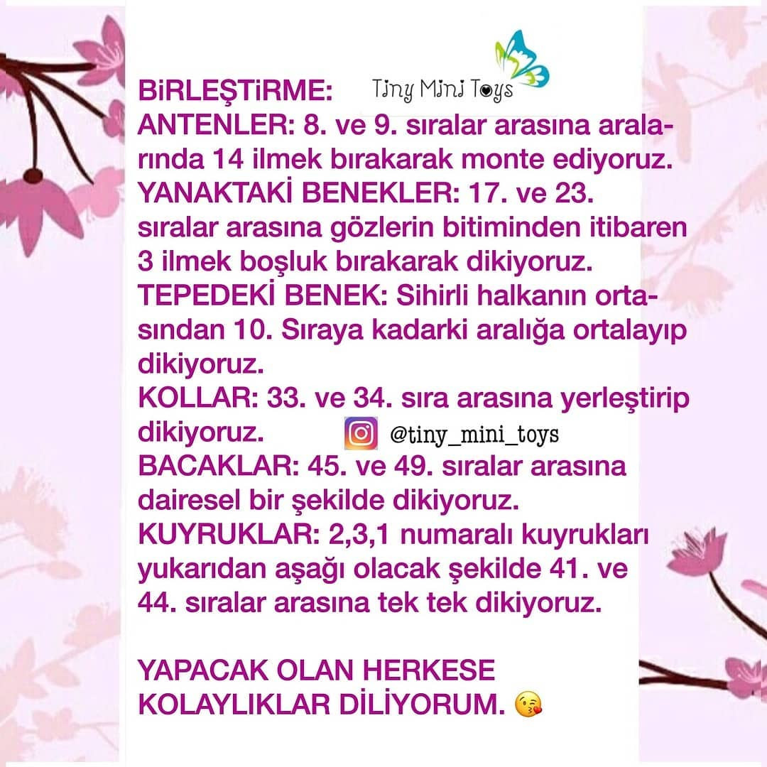 İşte Tikki Amigurumi Şeması