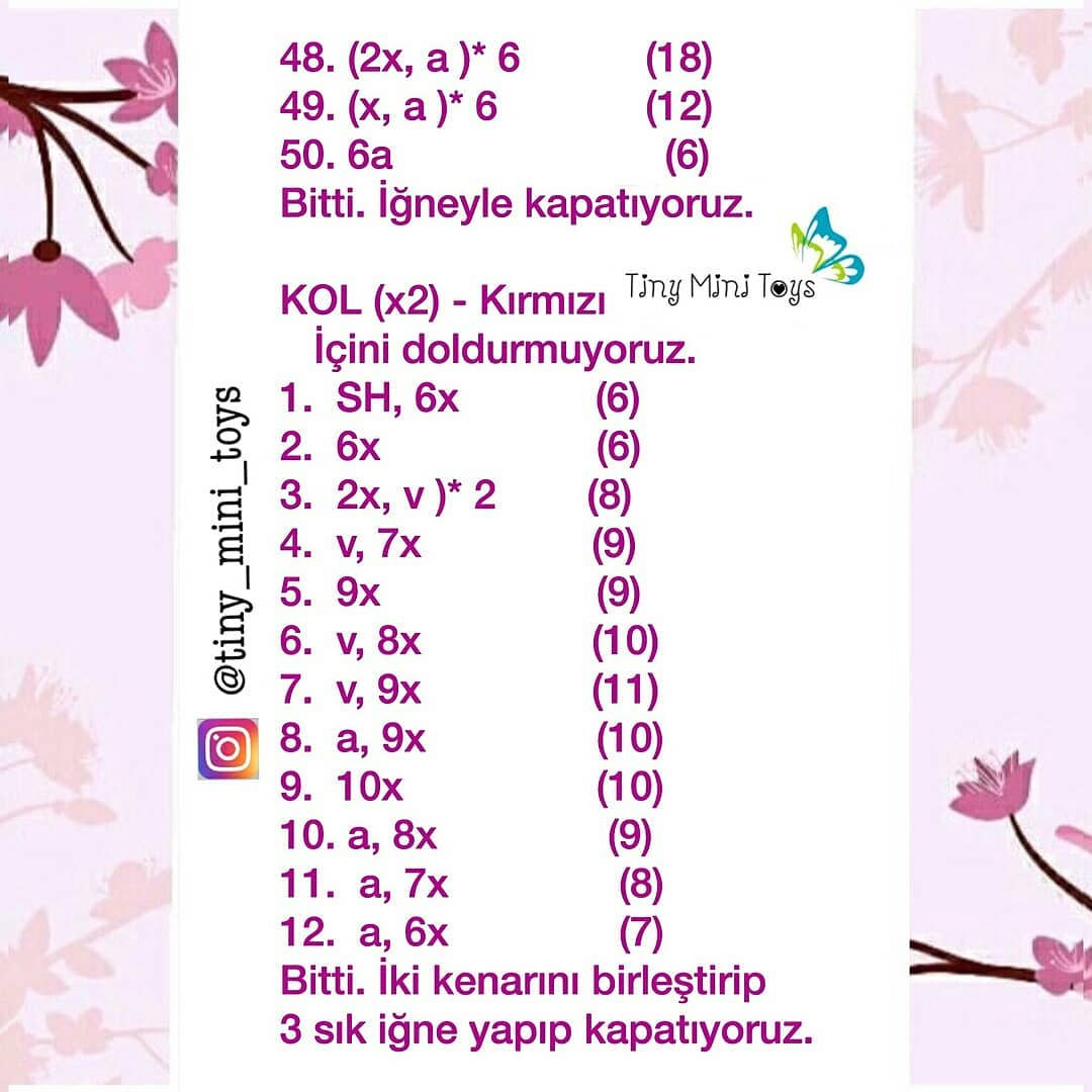 İşte Tikki Amigurumi Şeması
