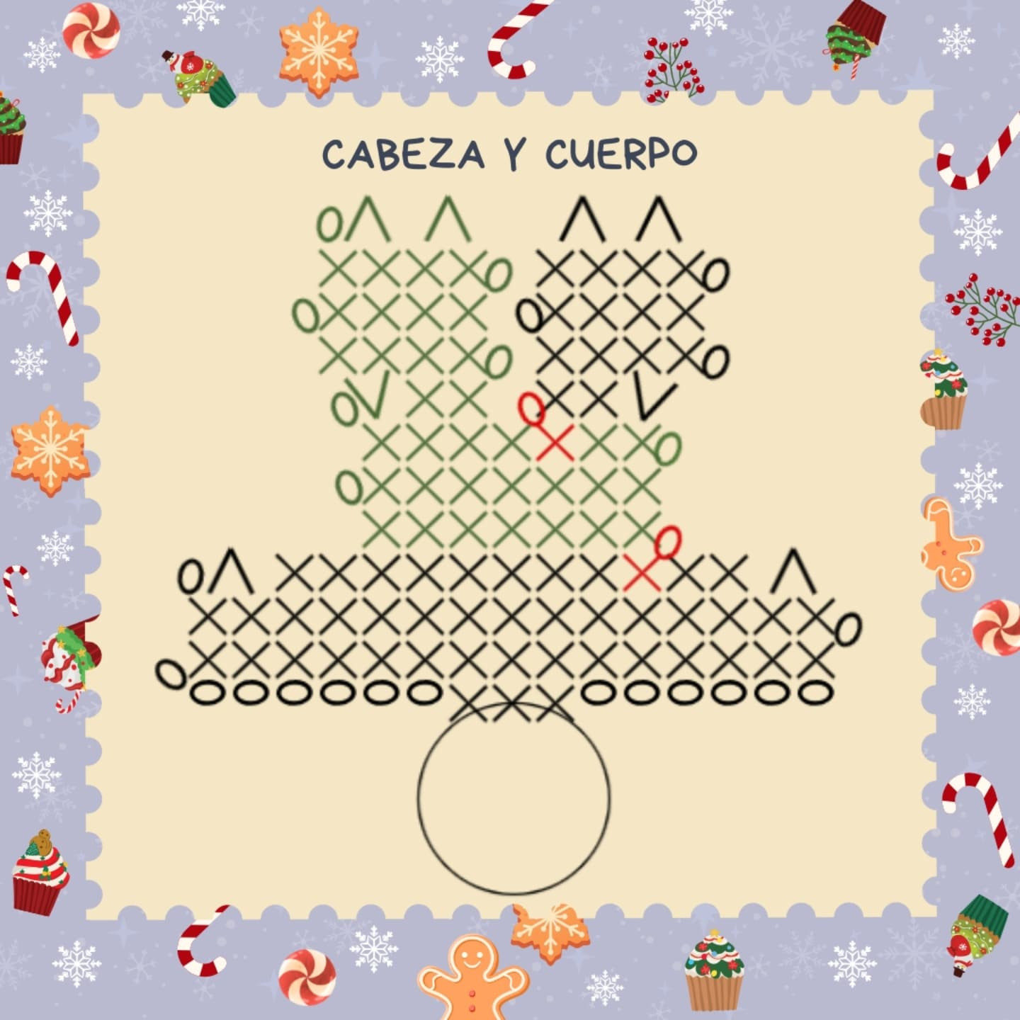 Jengi colgantes: Patrón de crochet navideño gratis